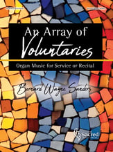 An Array of Voluntaries Organ sheet music cover